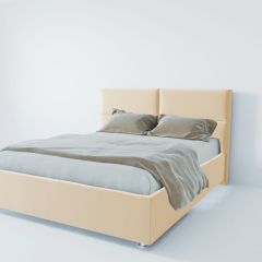 Кровать Корсика с ПМ 800 (экокожа бежевая) в Серове - serov.mebel24.online | фото 2
