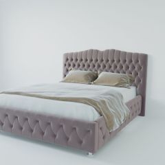 Кровать Нягань с ПМ 1200 (велюр темно-серый) в Серове - serov.mebel24.online | фото