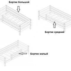 Кровать одноярусная Сонечка (800*1900) модульная в Серове - serov.mebel24.online | фото 3