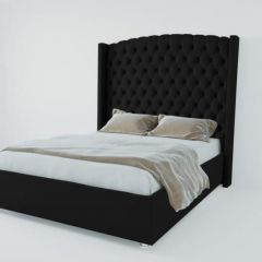 Кровать Берлин ЛЮКС без основания 1200 (экокожа кольт ч) в Серове - serov.mebel24.online | фото