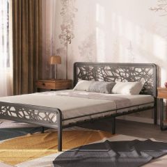 Кровать "Орион" КМД16 Черная (1600*2000) (ножки-черные) в Серове - serov.mebel24.online | фото