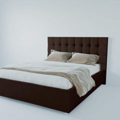 Кровать Венеция без основания 1200 (экокожа коричневая) в Серове - serov.mebel24.online | фото