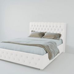 Кровать Версаль 900 без основания (экокожа белый) в Серове - serov.mebel24.online | фото