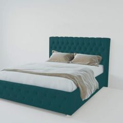 Кровать Версаль 1200 без основания (велюр бирюзовый) в Серове - serov.mebel24.online | фото