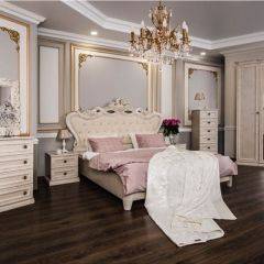 Кровать с мягким изголовьем Афина 1600 (крем корень) в Серове - serov.mebel24.online | фото 4