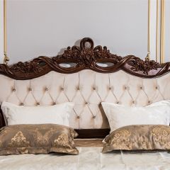 Кровать с мягким изголовьем Афина 1800 (караваджо) в Серове - serov.mebel24.online | фото 4