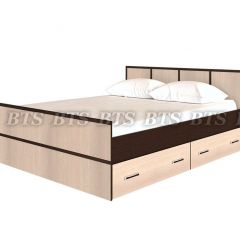 Кровать Сакура 1400 LIGHT + Проложки LIGHT 1.4 ДСП (Венге/Лоредо) в Серове - serov.mebel24.online | фото