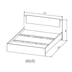 СОФИ СКР1600.1 Кровать 1600 в Серове - serov.mebel24.online | фото 2