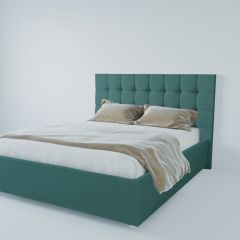 Кровать Венеция с ПМ 900 (велюр бирюзовый) в Серове - serov.mebel24.online | фото 2