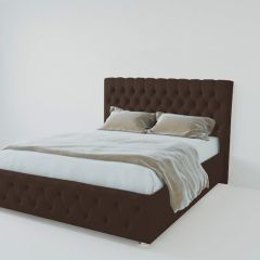 Кровать Версаль с ПМ 900 (экокожа коричневая) в Серове - serov.mebel24.online | фото