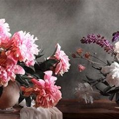 Кухонный фартук Цветы 316 МДФ матовый (3000) Flowers в Серове - serov.mebel24.online | фото