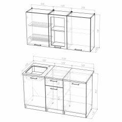 Кухонный гарнитур Инна медиум 1400 в Серове - serov.mebel24.online | фото 3