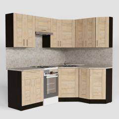 Кухонный гарнитур Ника мега оптима 2100*1500 в Серове - serov.mebel24.online | фото 2