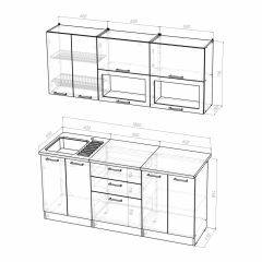 Кухонный гарнитур Полина макси 1800 в Серове - serov.mebel24.online | фото 2