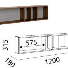 Лимба (гостиная) М11 Полка навесная в Серове - serov.mebel24.online | фото