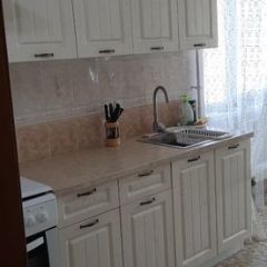 Модульная кухня Луксор клен бирюза в Серове - serov.mebel24.online | фото 2