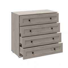 Модульная спальня София (Дуб крафт белый) в Серове - serov.mebel24.online | фото 3