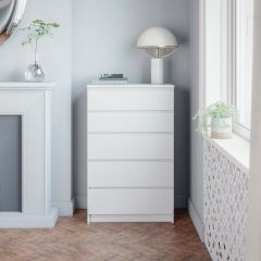 МОРИ МК 700.5 Комод (белый) в Серове - serov.mebel24.online | фото