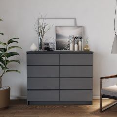 МОРИ МК 1200.8 Комод (графит) в Серове - serov.mebel24.online | фото