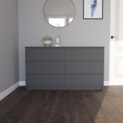 МОРИ МК 1380.6 Комод (графит) в Серове - serov.mebel24.online | фото