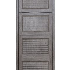 Обувница Комфорт Ф 001 Фасад 3D Жалюзи (4 секции) в Серове - serov.mebel24.online | фото 2