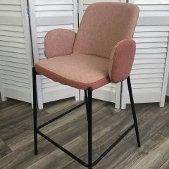 Полубарный стул NYX (H=65cm) VF109 розовый / VF110 брусничный М-City в Серове - serov.mebel24.online | фото