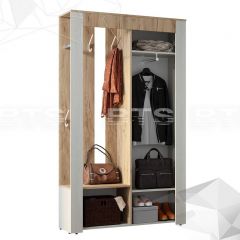 Прихожая Франк (Крафт/Ясень белый) в Серове - serov.mebel24.online | фото 5