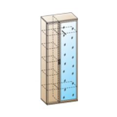 Прихожая Карина композиция 1 (Гикори Джексон светлый) в Серове - serov.mebel24.online | фото 2