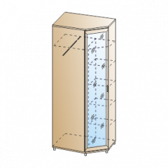 Прихожая Мелисса композиция 10 (Ясень Асахи) в Серове - serov.mebel24.online | фото 6