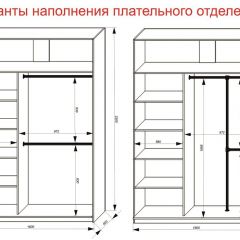 Шкаф-купе 1600 серии SOFT D6+D4+B2+PL2 (2 ящика+1штанга+1 полка) профиль «Капучино» в Серове - serov.mebel24.online | фото 9