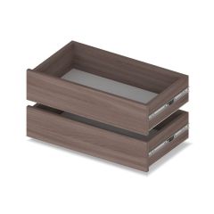 МАРТИН Шкаф-купе с зеркалами Шимо темный (2200*450) М423 в Серове - serov.mebel24.online | фото 3