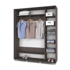 РОЛАНД Шкаф-купе Анкор темный (450*1800) Р481 в Серове - serov.mebel24.online | фото 2