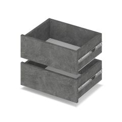 РОЛАНД Шкаф-купе с зеркалом Камень темный (450*1300) Р432 в Серове - serov.mebel24.online | фото 4