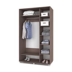 РОЛАНД Шкаф-купе с зеркалами Шимо темный (600*1500) Р653 в Серове - serov.mebel24.online | фото 2