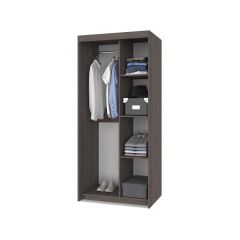 ТОМАС Шкаф-купе с зеркалом Анкор темный/светлый Т22 в Серове - serov.mebel24.online | фото 2