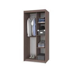 ТОМАС Шкаф-купе с зеркалом Шимо темный/светлый Т22 в Серове - serov.mebel24.online | фото 2