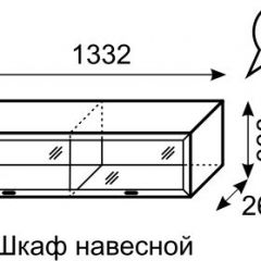 Шкаф навесной Венеция 12 бодега в Серове - serov.mebel24.online | фото 3