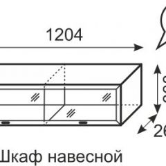 Шкаф навесной Венеция 22 бодега в Серове - serov.mebel24.online | фото