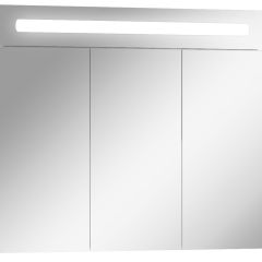 Шкаф-зеркало Аврора 80 с подсветкой LED Домино (DV8009HZ) в Серове - serov.mebel24.online | фото 1