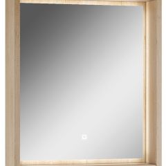Шкаф-зеркало Nice 60 с подсветкой Домино (DN4706HZ) в Серове - serov.mebel24.online | фото