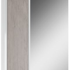 Шкаф-зеркало Uno 60 Дуб серый левый/правый Домино (DU1503HZ) в Серове - serov.mebel24.online | фото 2