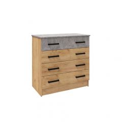 Спальня Асти Комод (Дуб крафт золотой) в Серове - serov.mebel24.online | фото