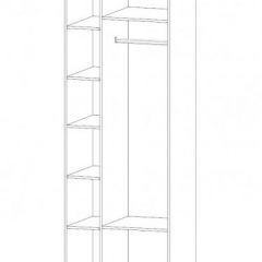 КОСТА-РИКА Шкаф 2-х створчатый (шимо темный/шимо светлый) в Серове - serov.mebel24.online | фото 2