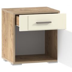 Спальня Livorno Тумба НМ 013.62 Х (Софт Панакота/Дуб Бунратти) в Серове - serov.mebel24.online | фото 2