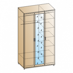 Спальня Мелисса композиция 4 (Ясень Асахи) в Серове - serov.mebel24.online | фото 2