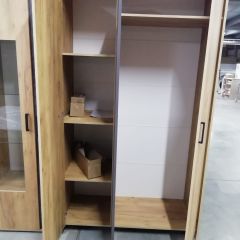Спальный гарнитур МСП-1 (Модульный) Дуб золотой/Камень темный в Серове - serov.mebel24.online | фото 16