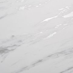 Стол BELLUNO 160 MARBLES KL-99 Белый мрамор матовый, итальянская керамика/ белый каркас, ®DISAUR в Серове - serov.mebel24.online | фото 9