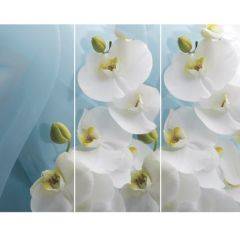 Стол Бостон-3 (Белая Орхидея) 1100/1420*700, опора Брифинг в Серове - serov.mebel24.online | фото 2