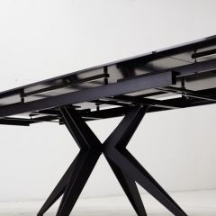 Стол FORIO 160 MATT BLACK MARBLE SOLID CERAMIC / BLACK, ®DISAUR в Серове - serov.mebel24.online | фото 6