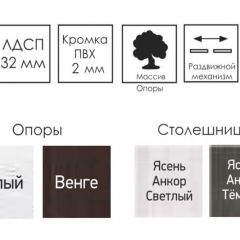 Стол раскладной Ялта-2 (опоры массив резной) в Серове - serov.mebel24.online | фото 4